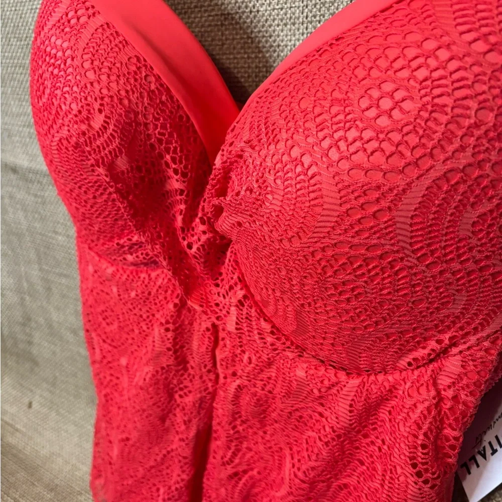 Women's Coral Lace tankini type swim top size 20 NWT - Picture 5 of 5